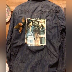NEW ! upcycled Ruxpinsrags Denim Harrison Lennon